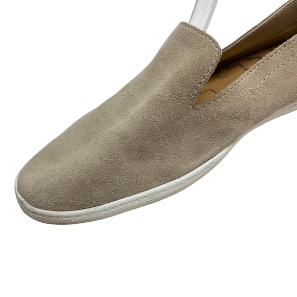 DOLCE VITA Genuine Leather Taupe Beige & Coral Flats Slip On Loafers Shoes sz 8. - Picture 11 of 16